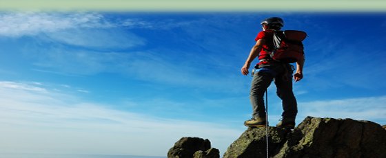 Climbing in the Mourne Mountains