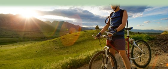 Cycling in the Mourne Mountains